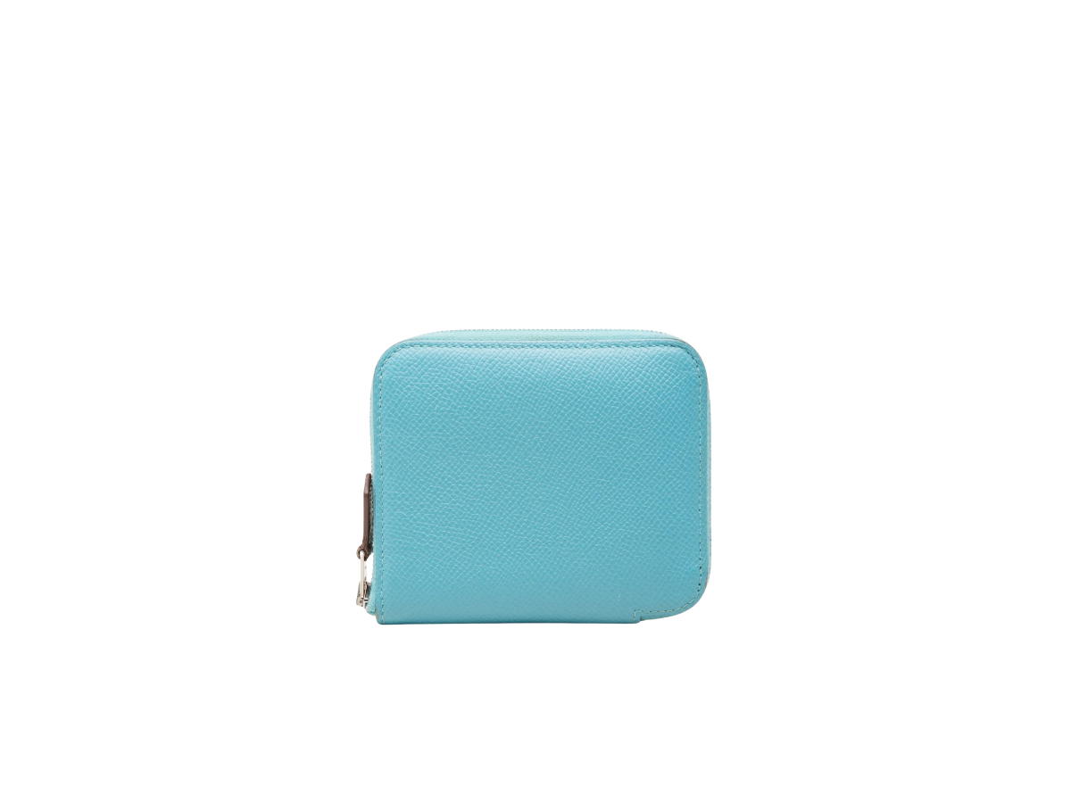 Hermes Hermes Epsom Azap Silk Wallet Blue