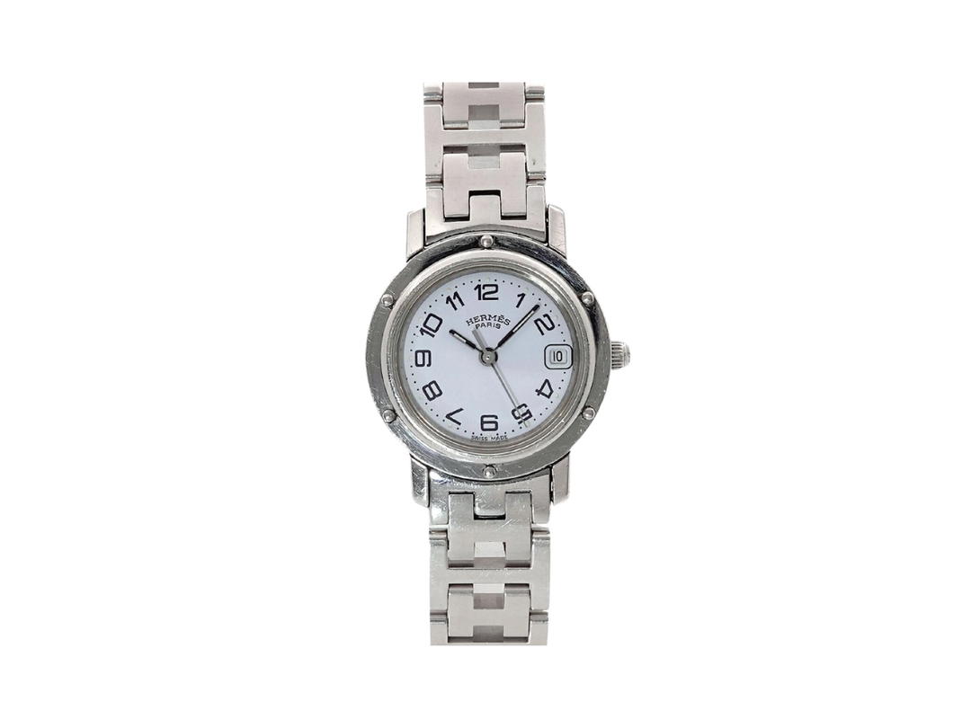 Hermes Hermes Clipper Cl4 210 Quartz Dial Ladies Watch White