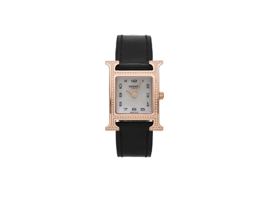 Hermes Hermes H Watch Black