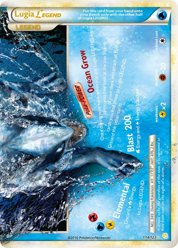 Pokemon Pokemon Lugia LEGEND [HS 114/123] HeartGold & SoulSilver "HeartGold & SoulSilver" (EN)