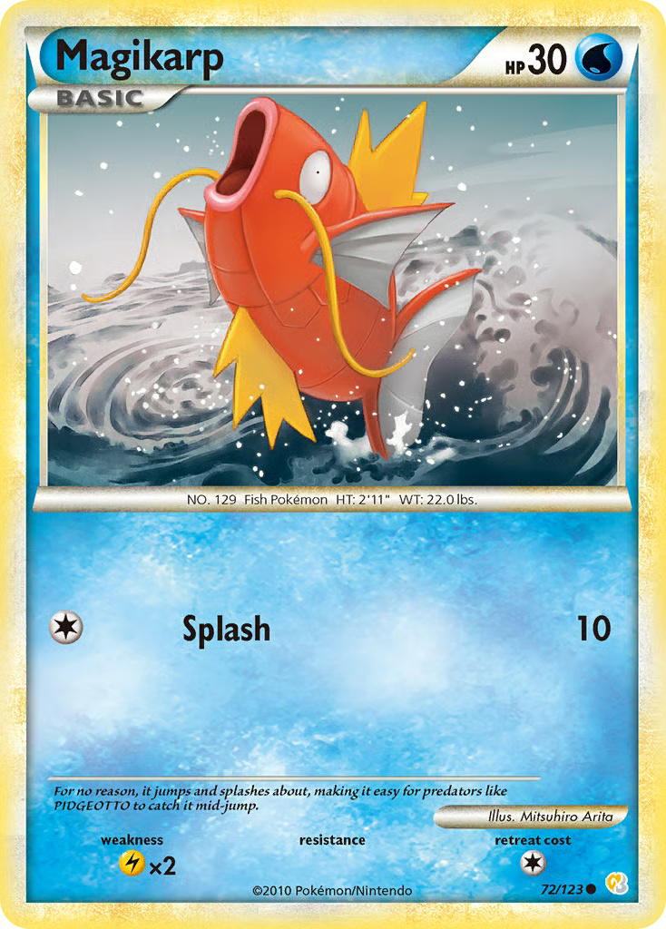 Pokemon Pokemon Magikarp C [HS 72/123] HeartGold & SoulSilver "HeartGold & SoulSilver" [ReverseHolo] (EN)