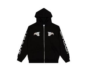 Buy Hajime Sorayama x ComplexCon Skull Zip Up Hoodie Black at Sasom – Authentic and Ready to Ship
