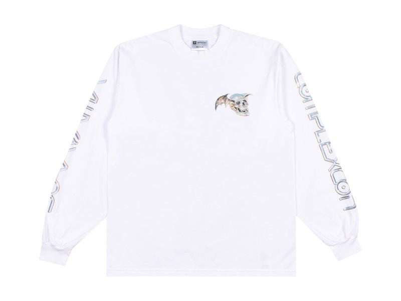 Hajime Sorayama Hajime Sorayama x ComplexCon Skull Long Sleeve T-Shir White