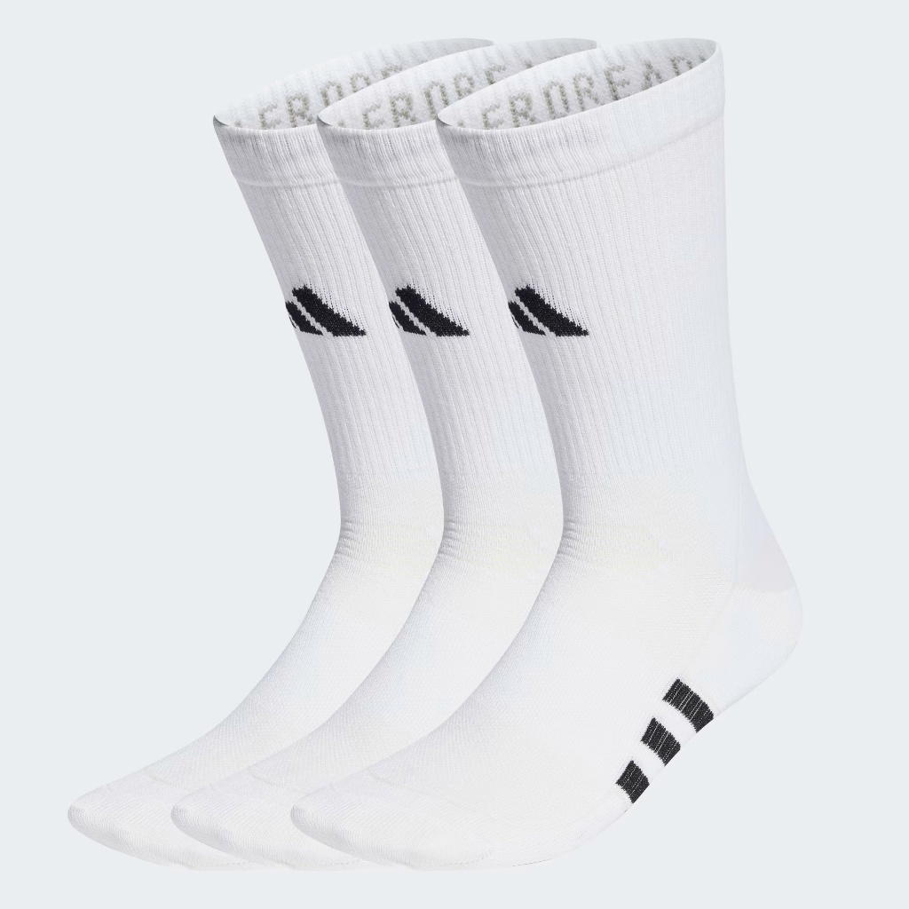 adidas adidas Performance Light Crew Socks 3 Pairs White Black