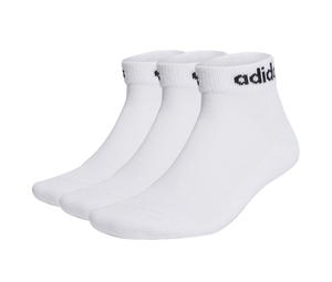 Buy adidas Linear Ankle Cushioned Socks 3 Pairs White Black at Sasom – Authentic and Ready to Ship