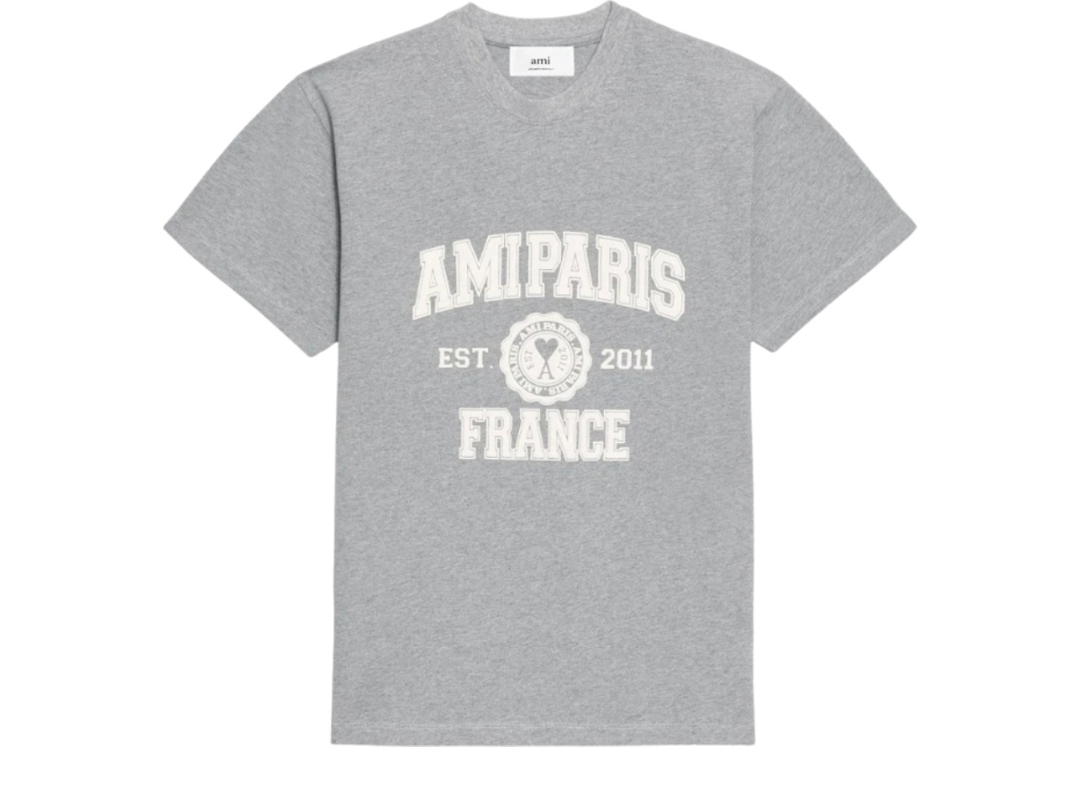 Ami Paris AMI Paris France T-Shirt Heather Grey