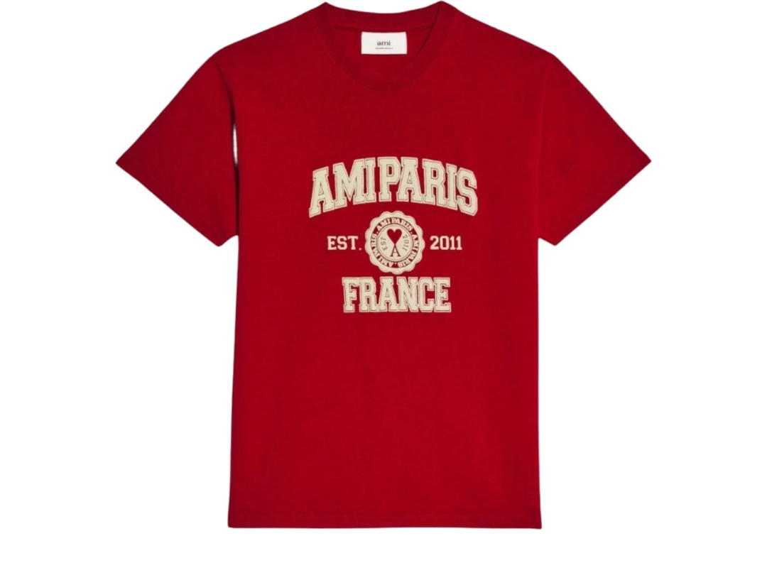 Ami Paris AMI Paris France T-Shirt Red