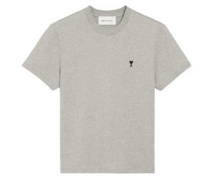 Buy Ami Paris Ami de Coeur T-shirt Heather Ash Grey at Sasom – Authentic and Ready to Ship