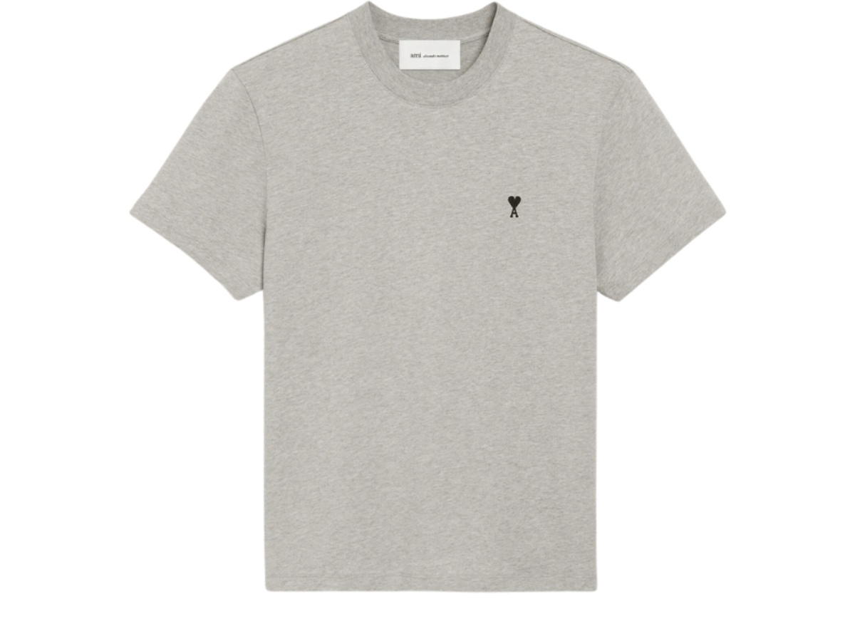 Ami Paris Ami Paris Ami de Coeur T-shirt Heather Ash Grey