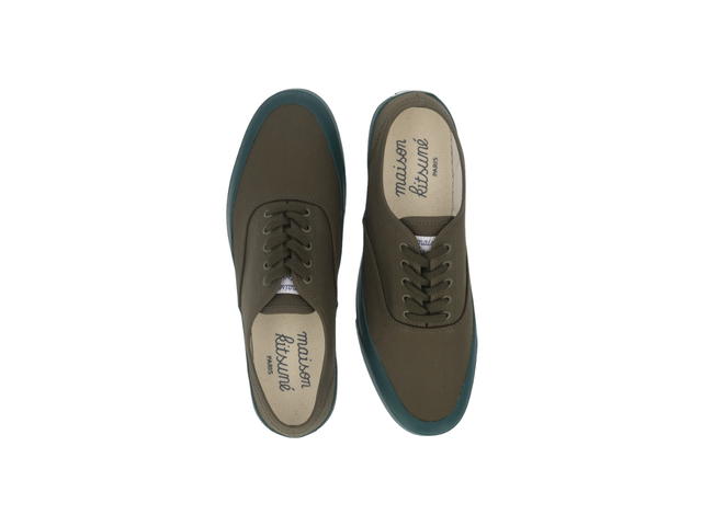 Maison Kitsune Maison Kitsune Sneakers Dark Green - view 3