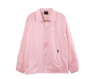 Buy HUF Bar Logo Coaches Jacket Pink at Sasom – Authentic and Ready to Ship