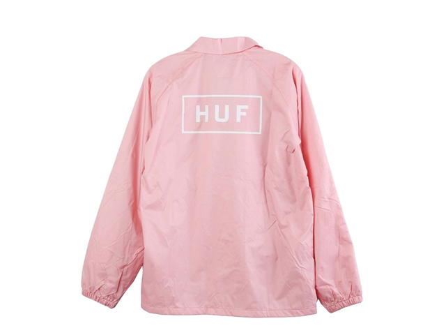 HUF HUF Bar Logo Coaches Jacket Pink - view 2