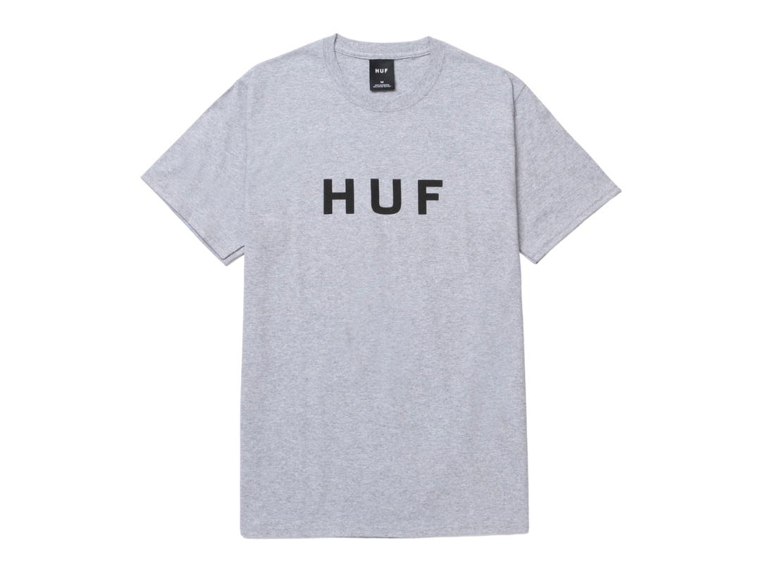 HUF HUF Essentials Og Logo T-Shirt Athletic Grey