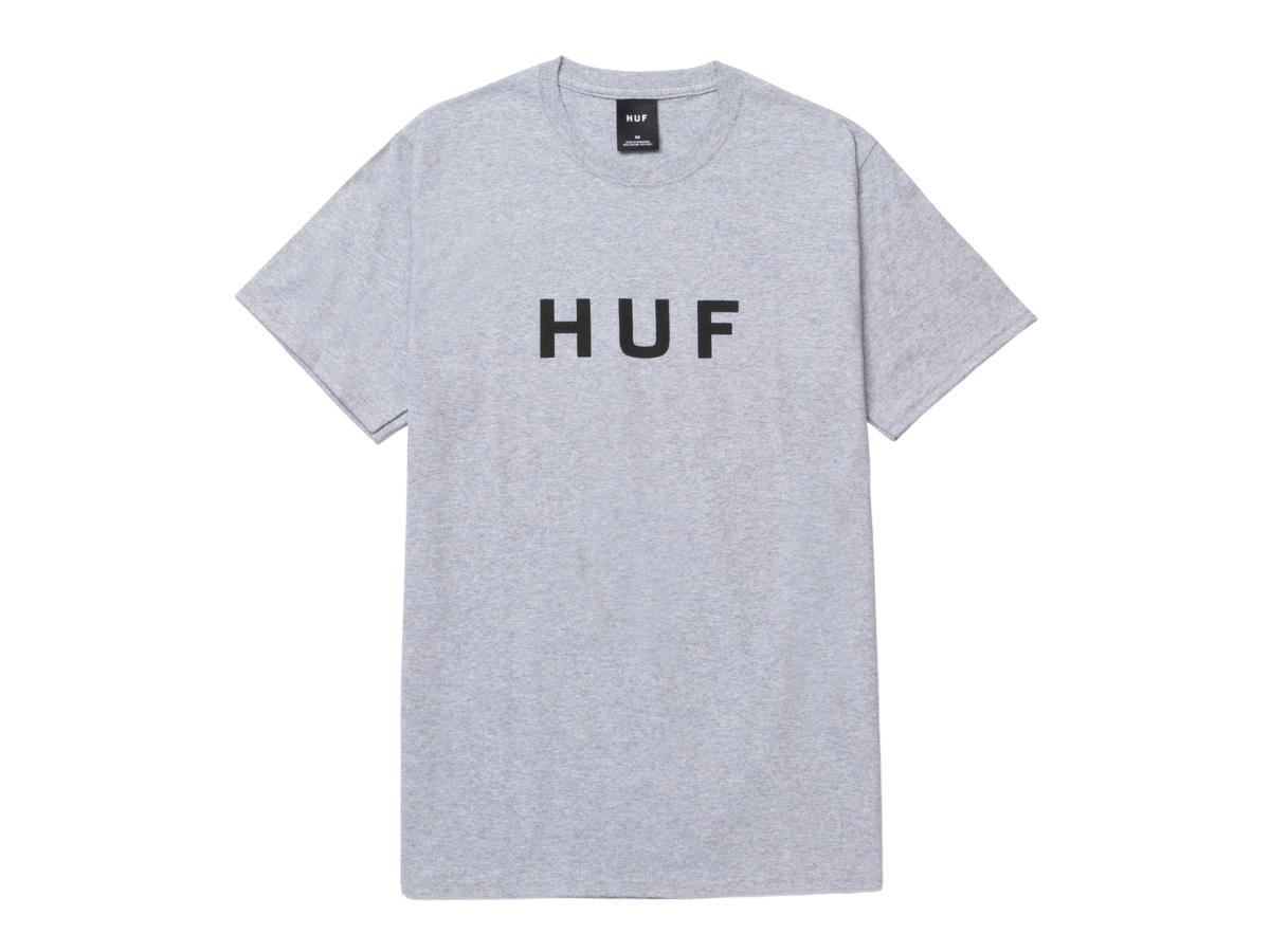 HUF HUF Essentials Og Logo T-Shirt Athletic Grey
