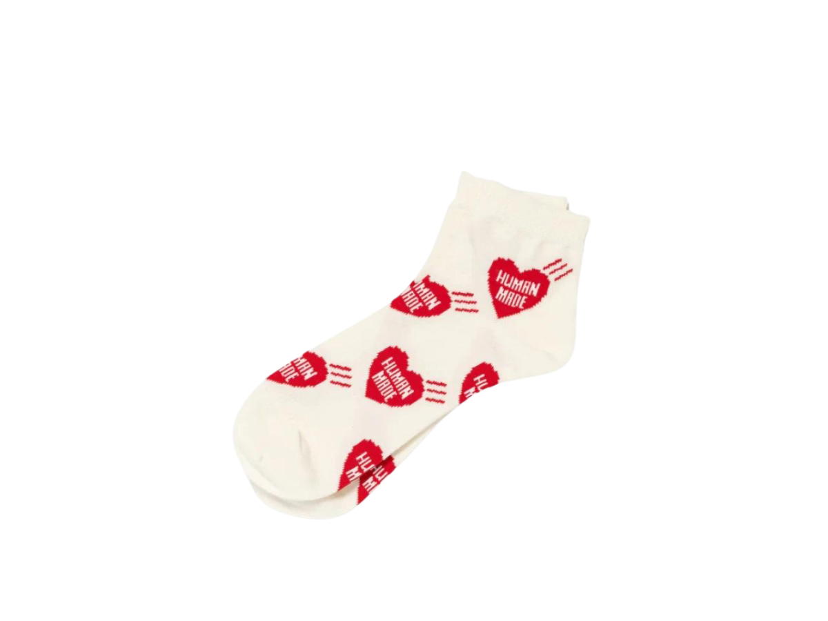Human Made Human Made Heart Short Socks Red