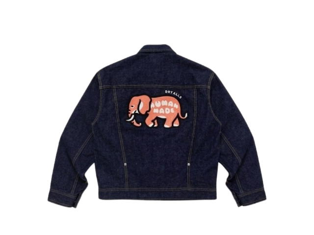 Human Made Human Made Denim Work Jacket Elephant Bangkok Denim - view 2
