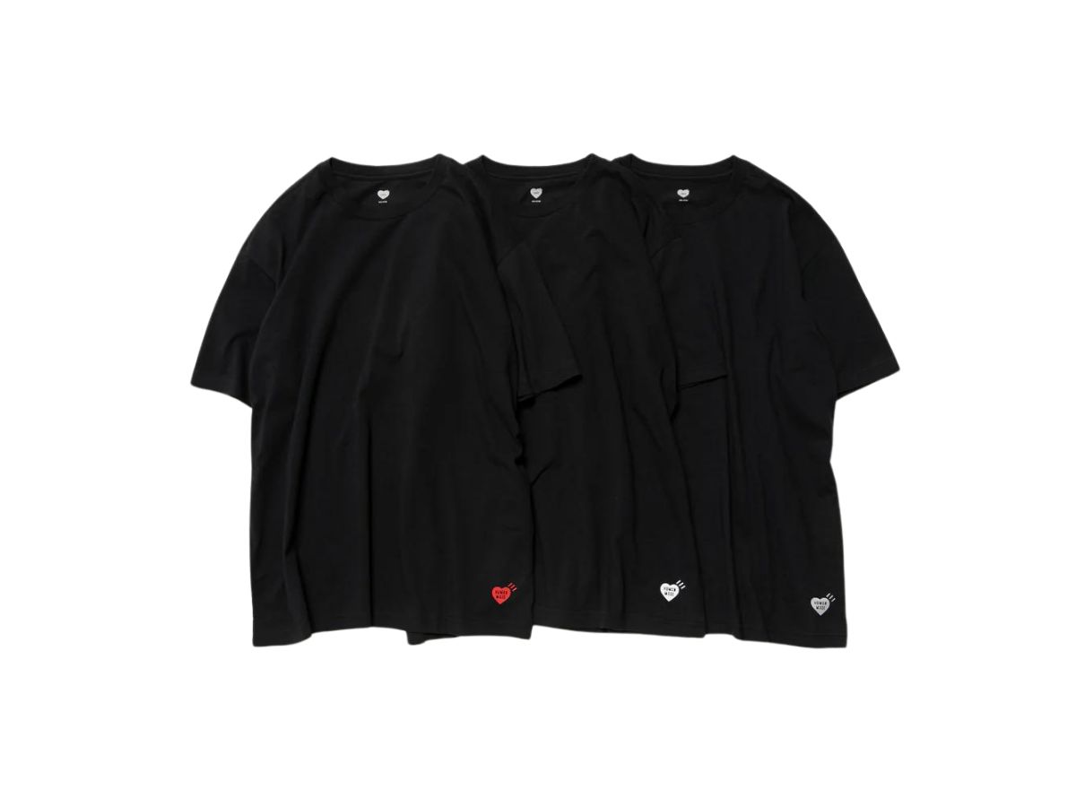 Human Made Human Made 3-Pack T-Shirt Set Black