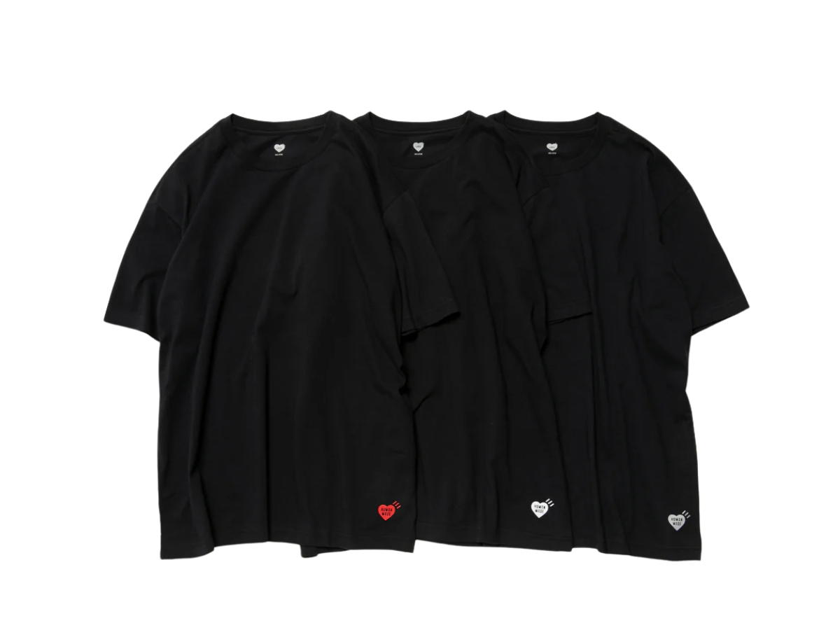 Human Made Human Made 3-Pack T-Shirt Set Black