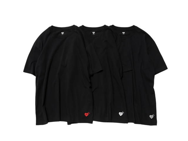 Human Made Human Made 3-Pack T-Shirt Set Black - view 1