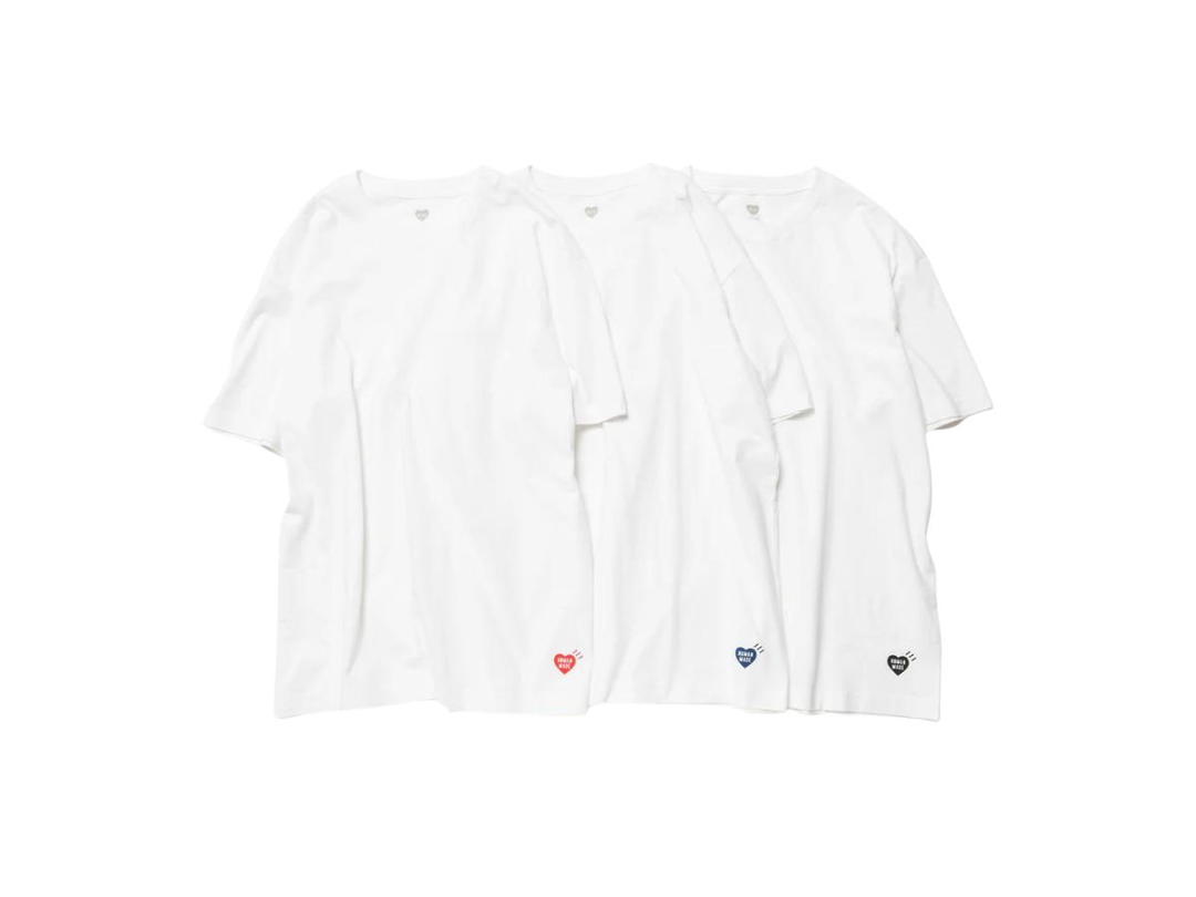 Human Made Human Made 3-Pack T-Shirt Set White