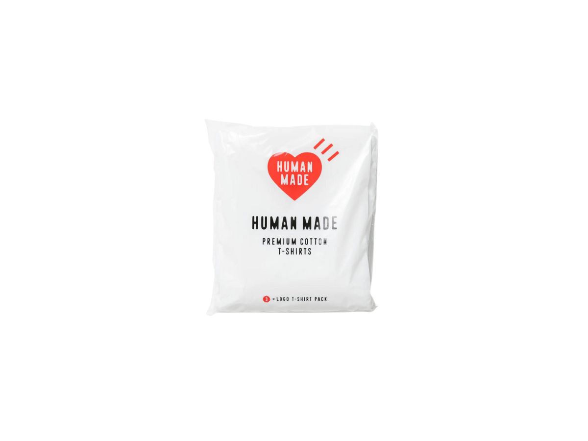 Human Made Human Made 3-Pack T-Shirt Set White