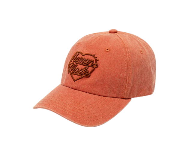 HUMAN MADE HUMAN MADE 6 Panel Twill Cap #1 Orange - view 1