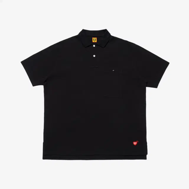 HUMAN MADE HUMAN MADE Big Polo Shirt Black - view 2