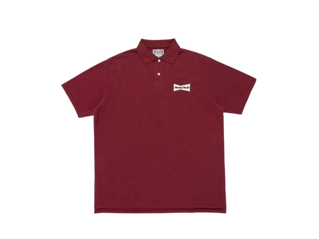 HUMAN MADE HUMAN MADE Big Polo Shirt burgundy