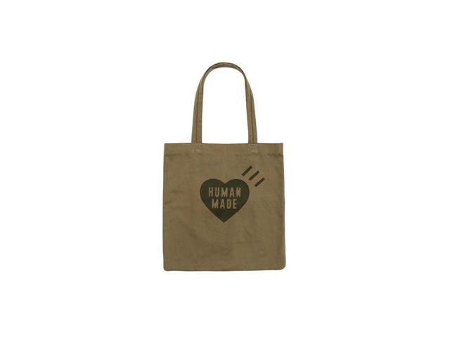 HUMAN MADE HUMAN MADE Book Tote Olive Drab - view 1