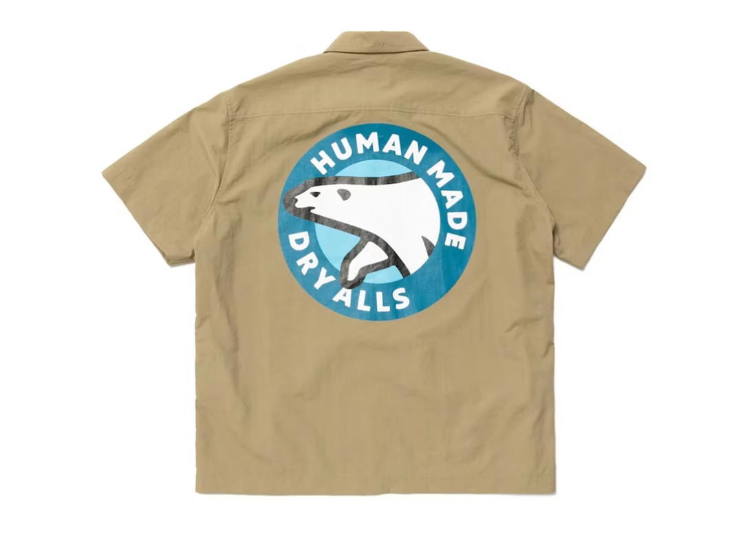 HUMAN MADE HUMAN MADE Camping S/S Shirt Beige