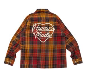 Buy HUMAN MADE Check Shirt Red at Sasom – Authentic and Ready to Ship