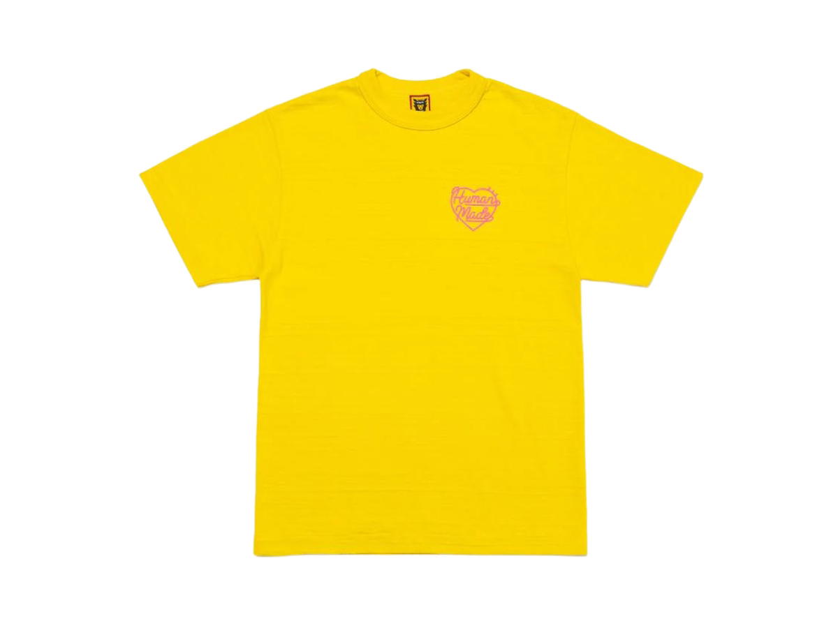 Human Made Human Made Color T-shirt Yellow-Pink