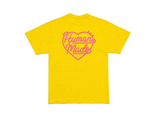 Human Made Human Made Color T-shirt Yellow-Pink - view 2