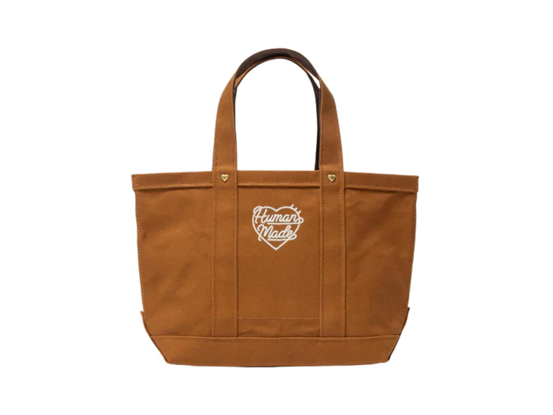 HUMAN MADE HUMAN MADE Duck Canvas Small Tote Bag Brown