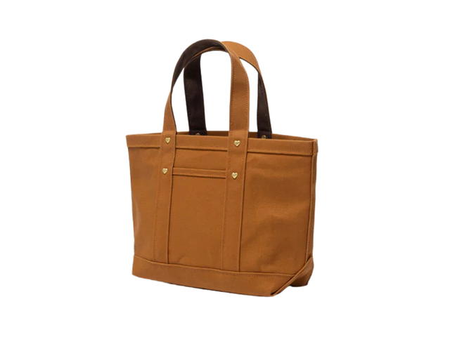 HUMAN MADE HUMAN MADE Duck Canvas Small Tote Bag Brown - view 3