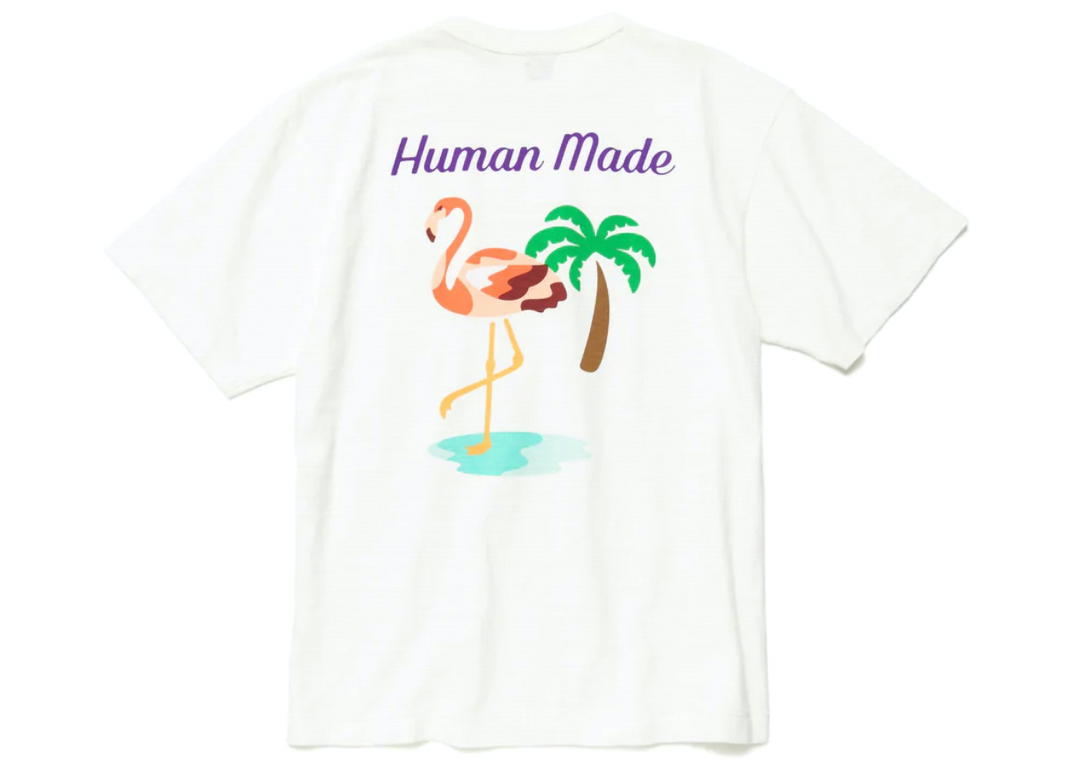 HUMAN MADE HUMAN MADE Flamingo Pocket T-Shirt White