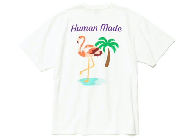 HUMAN MADE HUMAN MADE Flamingo Pocket T-Shirt White - view 1