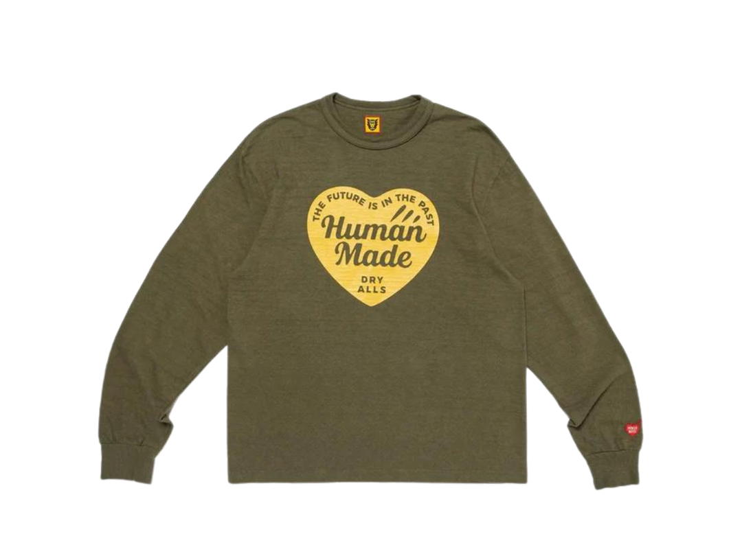 HUMAN MADE HUMAN MADE Graphic L/S T-Shirt Olive Drab