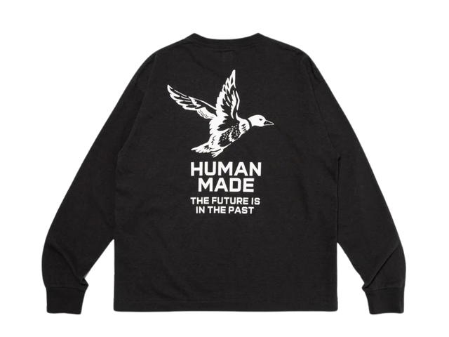 Human Made Human Made Graphic L/S T-Shirt Black - view 2