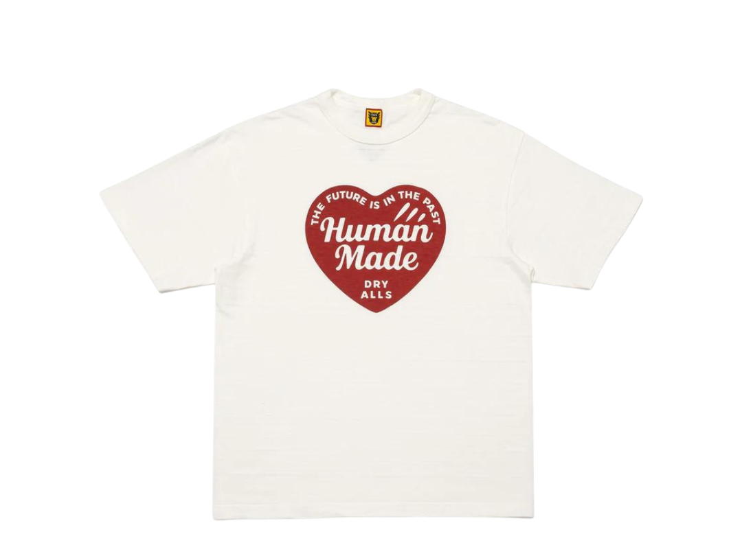 Human Made Human Made Graphic T-Shirt #6 Large Heart Graphic White