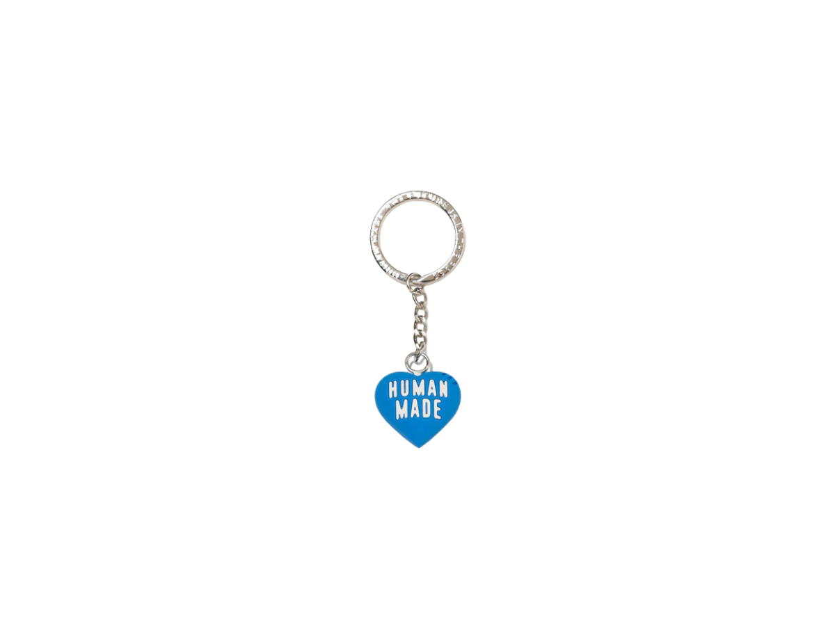 Human Made Human Made Heart Rubber Key Chain Blue