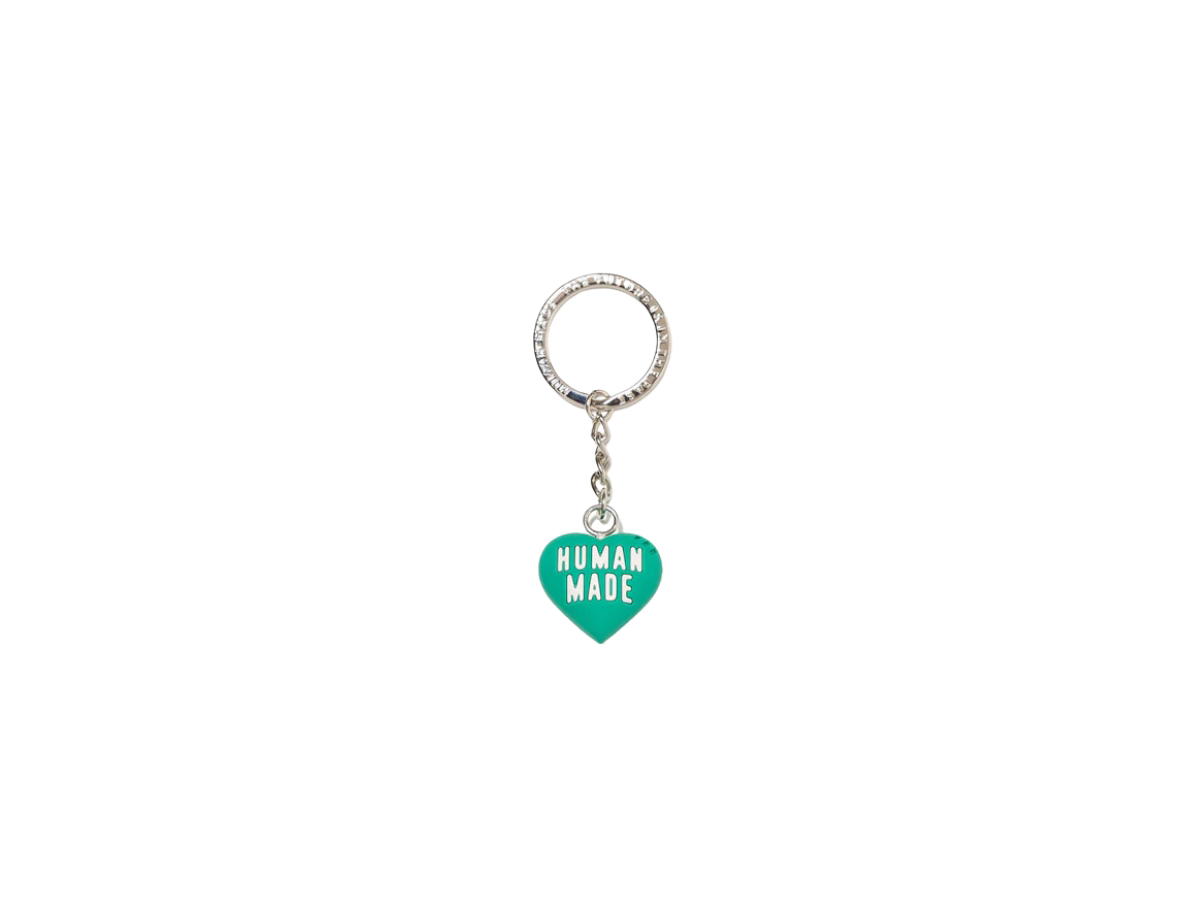 Human Made Human Made Heart Rubber Key Chain Green
