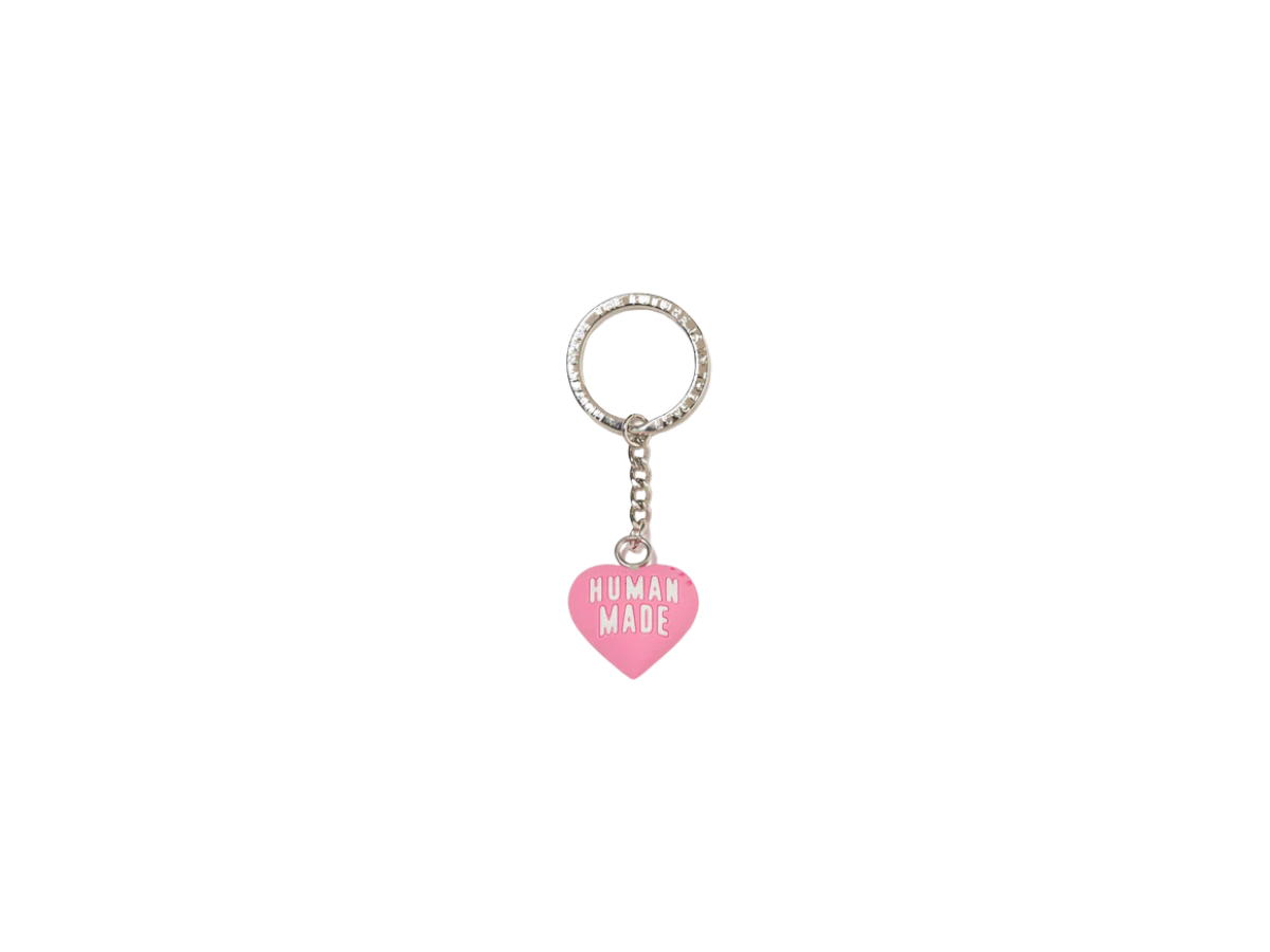 Human Made Human Made Heart Rubber Key Chain Pink