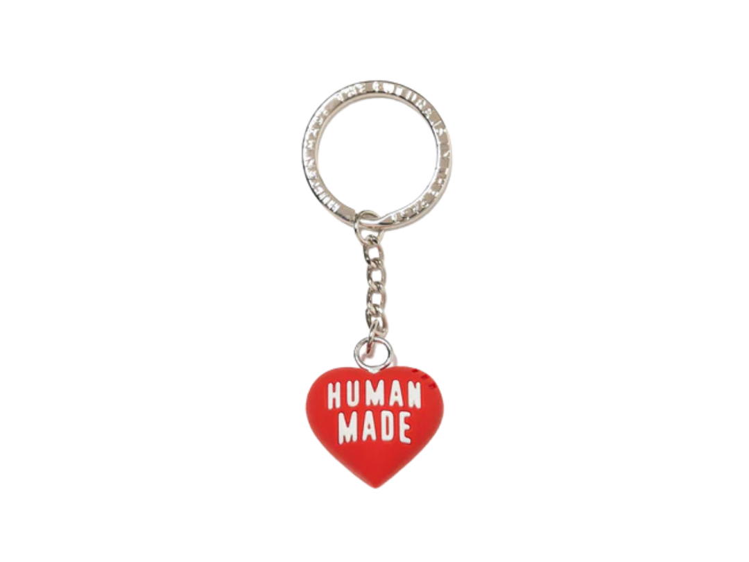 Human Made Human Made Heart Rubber Key Chain Red