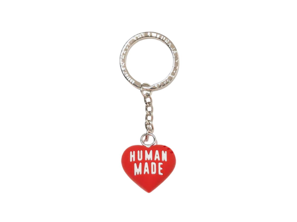 Human Made Human Made Heart Rubber Key Chain Red
