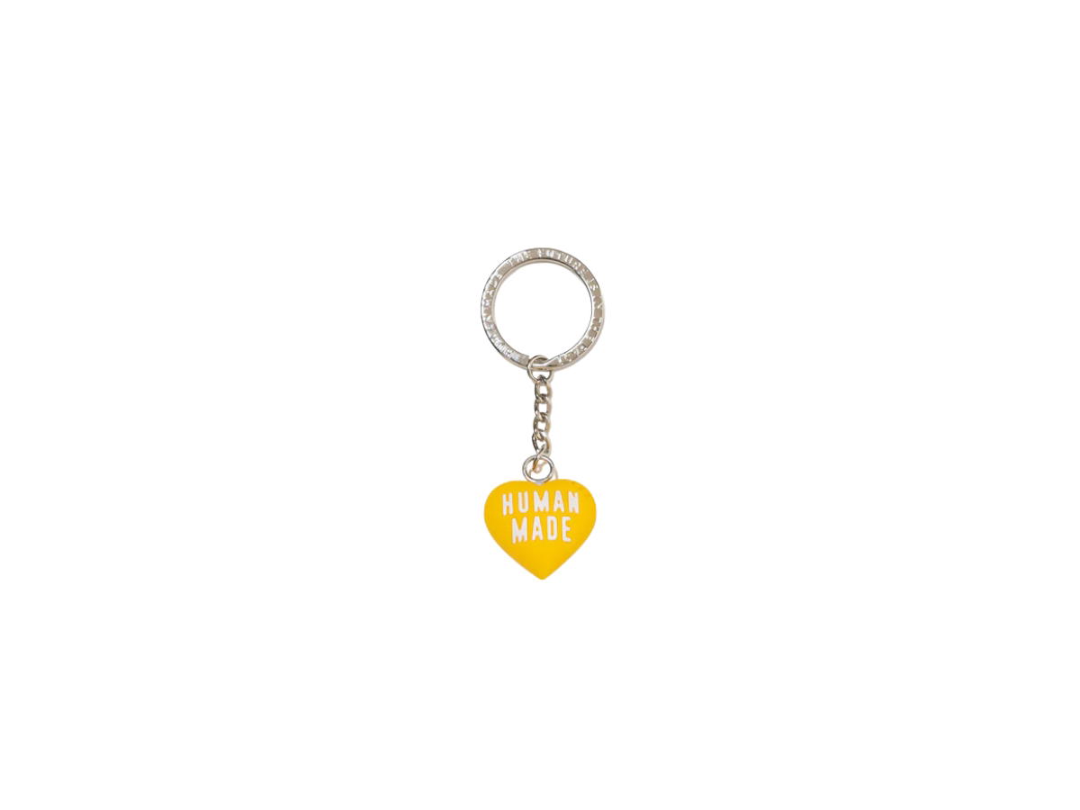 Human Made Human Made Heart Rubber Key Chain Yellow