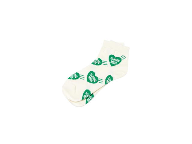 Human Made Human Made Heart Short Socks Green - view 2
