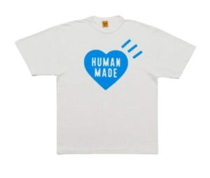 Buy Human Made Heart T-Shirt White Blue (Offline Store Limited) at Sasom – Authentic and Ready to Ship