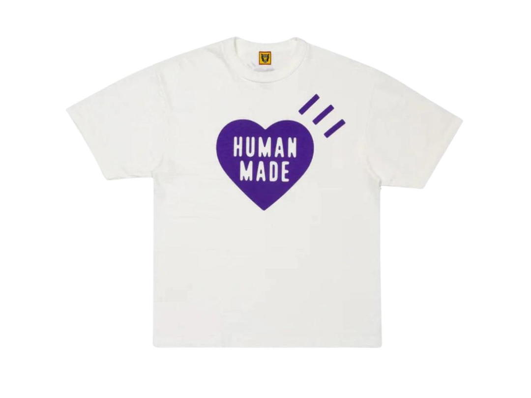 HUMAN MADE HUMAN MADE Heart T-Shirt White (Fukuoka Store Exclusive)