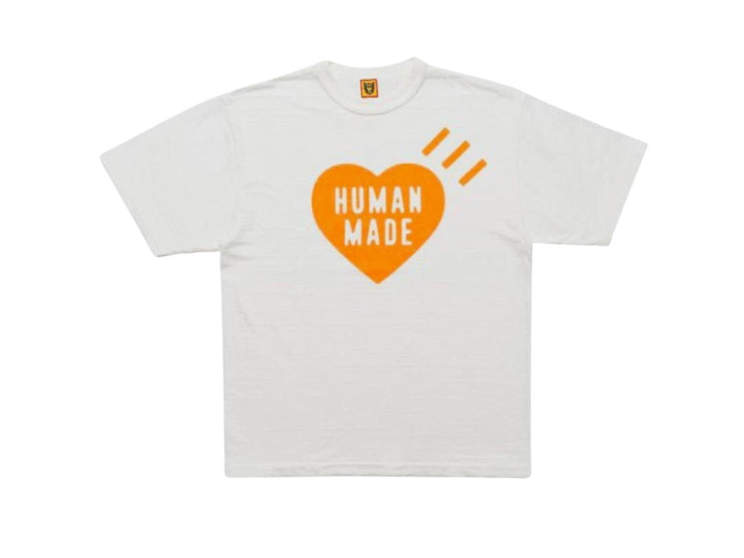 Human Made Human Made Heart T-Shirt White Orange (Shibuya Parco Store Exclusive)